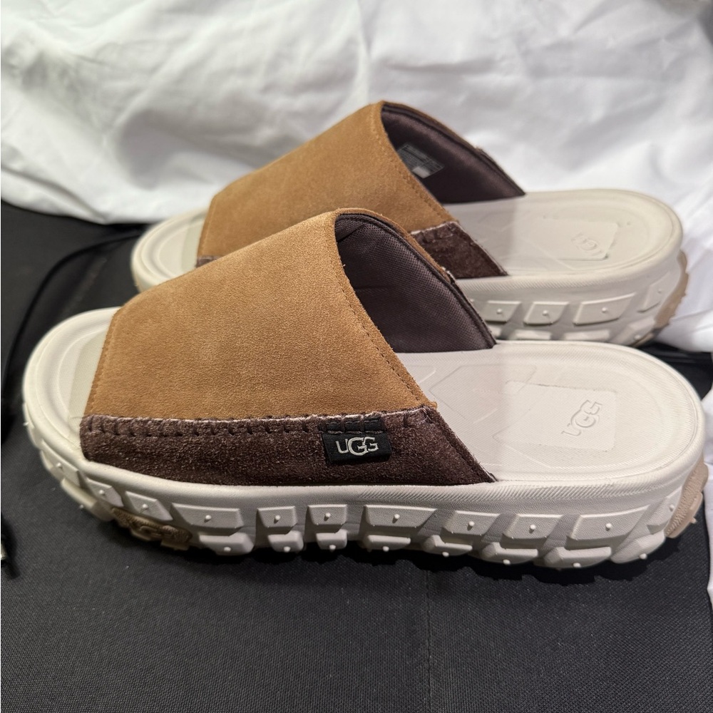 UGG Venture Daze Slide Chestnut Unisex M/Size 12 W/Size 13 - Picture 3 of 7